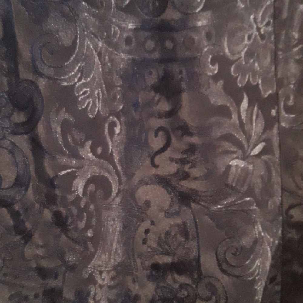 Vtg gold label Victoria's Secret navy blue chamise - Picture 3 of 6